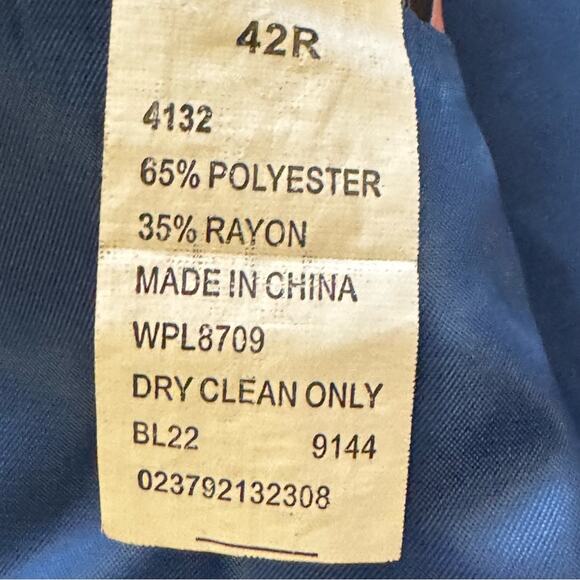 Billy London three button black pinstripe jacket blazer size 42
 b33 - Picture 3 of 5